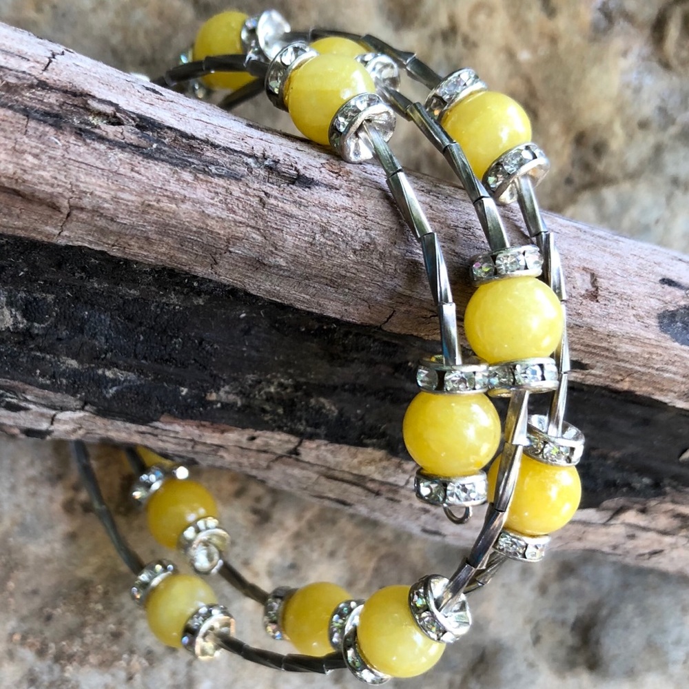 💕Handmade Jasper Beaded Bracelet💕